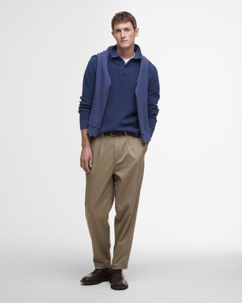Holt Knitted Polo Shirt Oceana