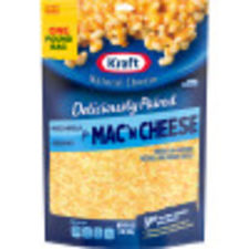 Kraft Deliciously Paired Mozzarella & Cheddar Shredded Cheese for Mac 'N Cheese, 16 oz Bag