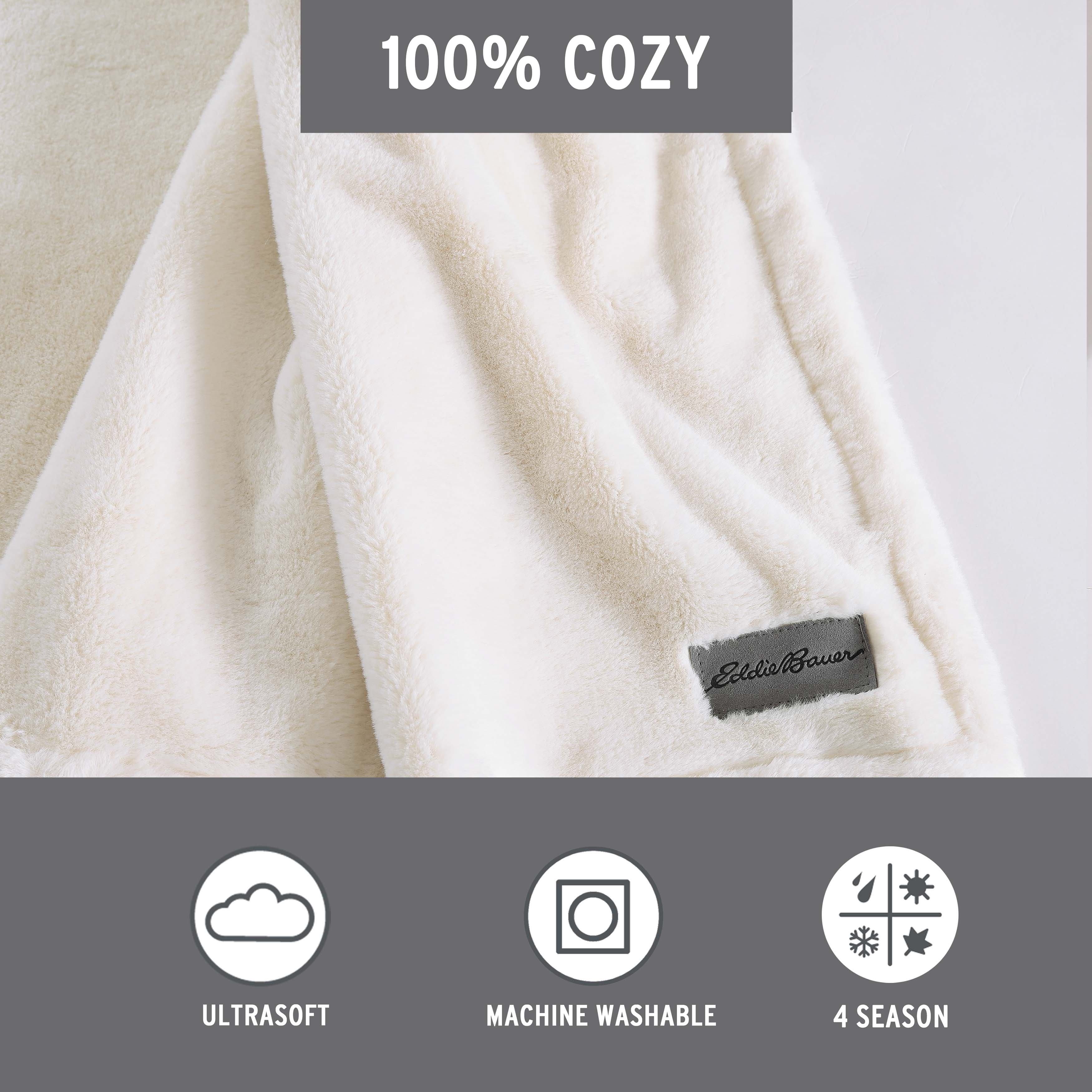 Eddie Bauer Plush-Fleece Throw Blanket - Picture 17 of 22