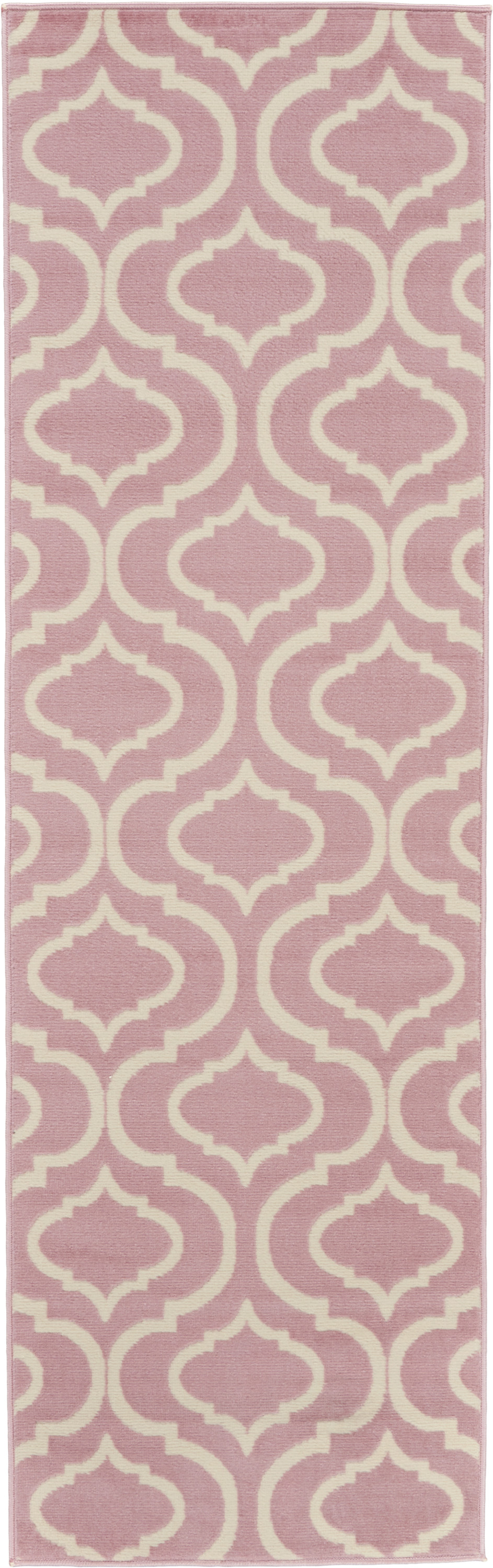 Nourison Jubilant 2'3" x 7'3" Pink Contemporary Indoor Rug