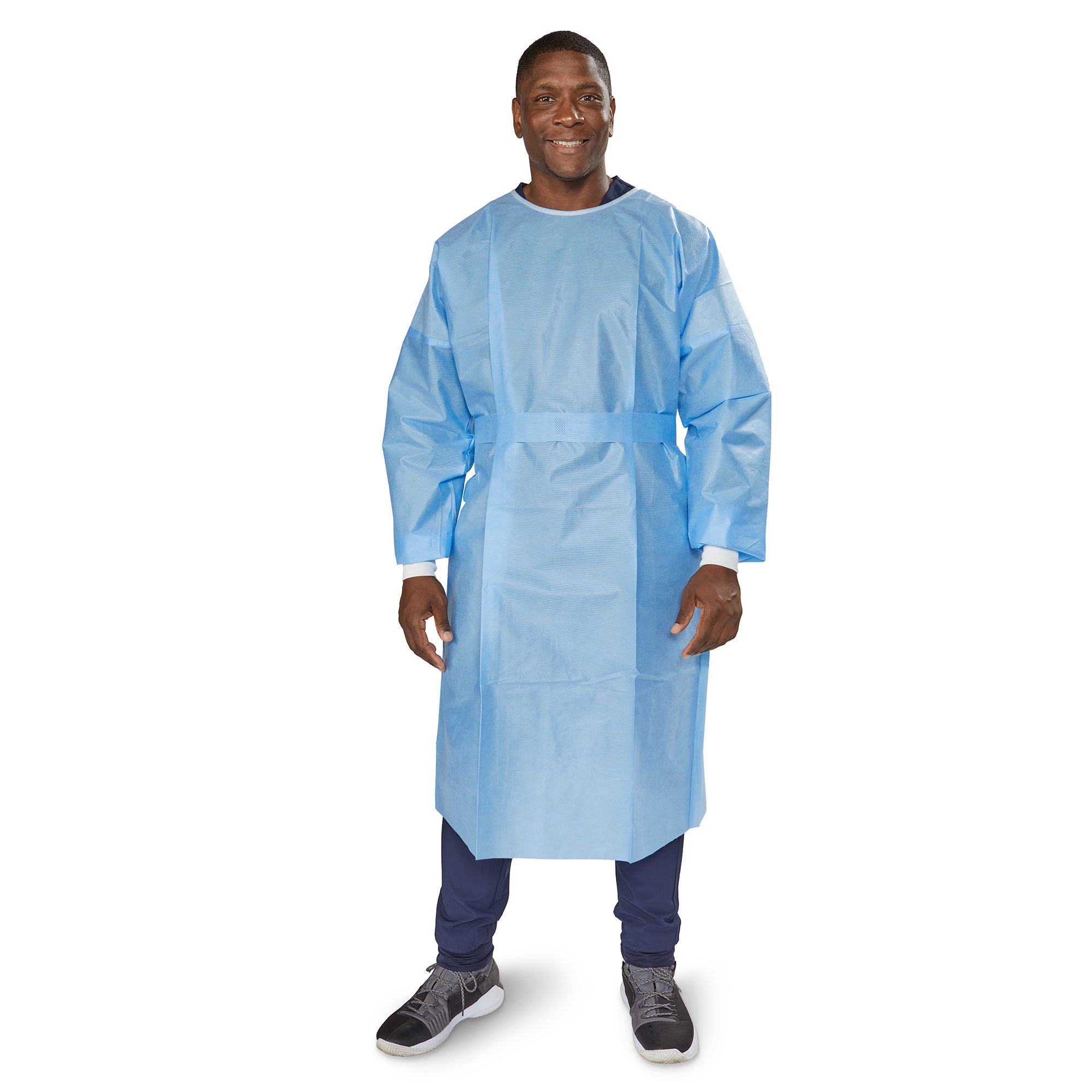 McKesson Nonrated Isolation Gowns, Blue, Extra Large
