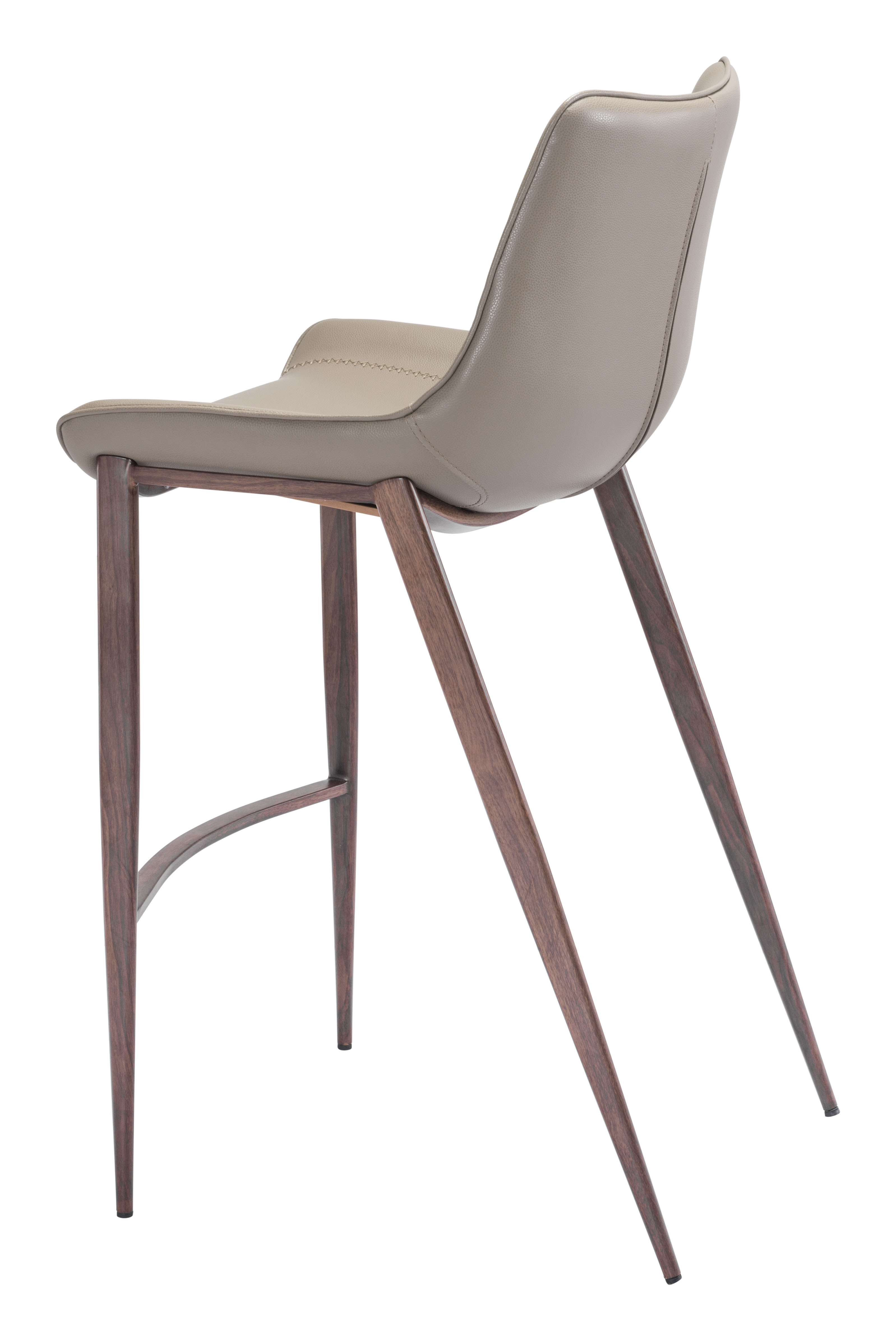 Magnus Barstool (Set of 2) Brown & Walnut product image