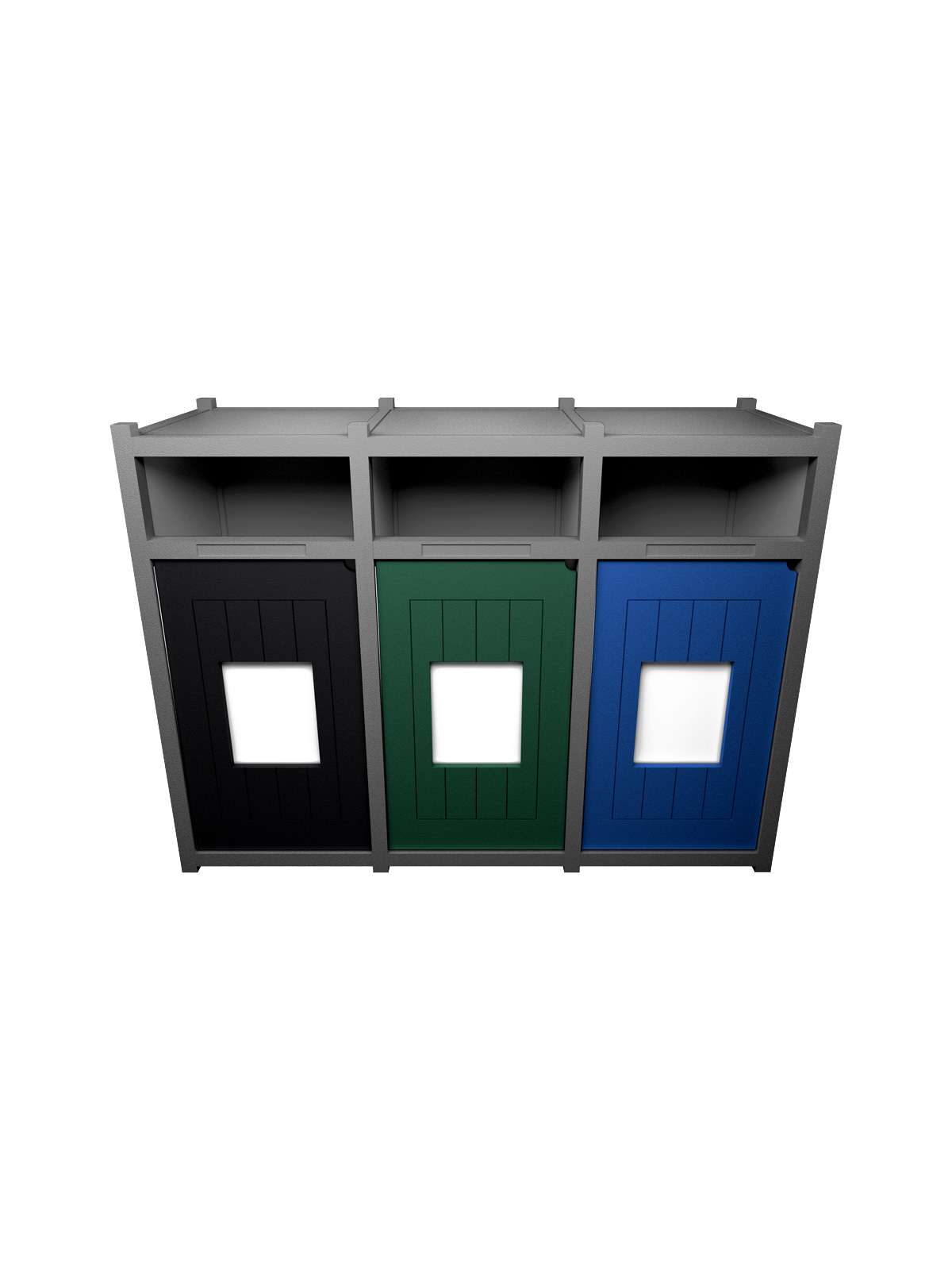 VISION – Triple – Unit – Full – Grey-Black-Green-Blue