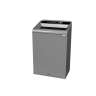 Rubbermaid Commercial, Configure, Landfill, 33 gal, Metal, Gray, Rectangle, Receptacle