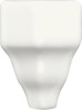 Delray White Caps Chair Molding End Cap for 6″ Molding Glossy