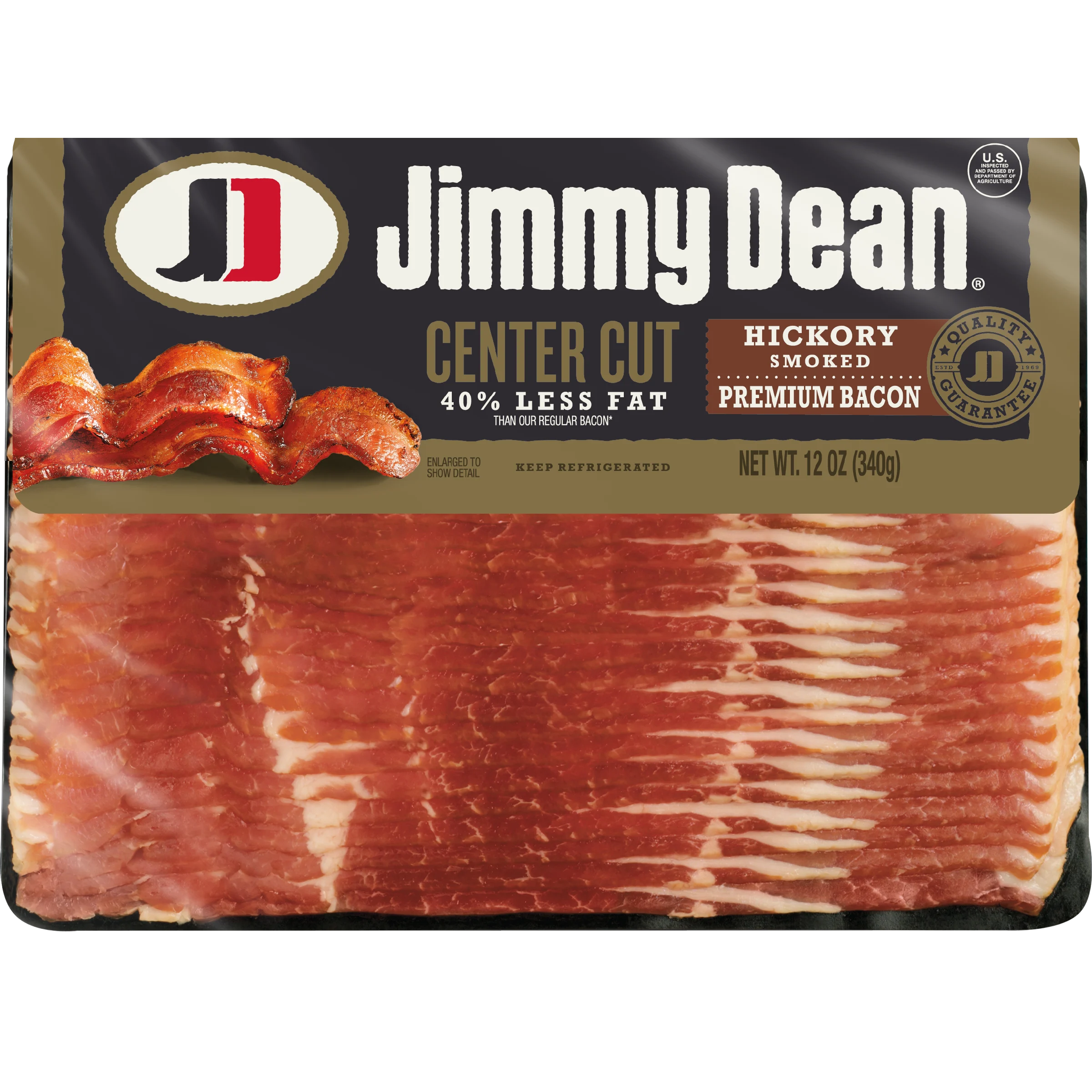 Hickory Smoked Premium Bacon Center Cut