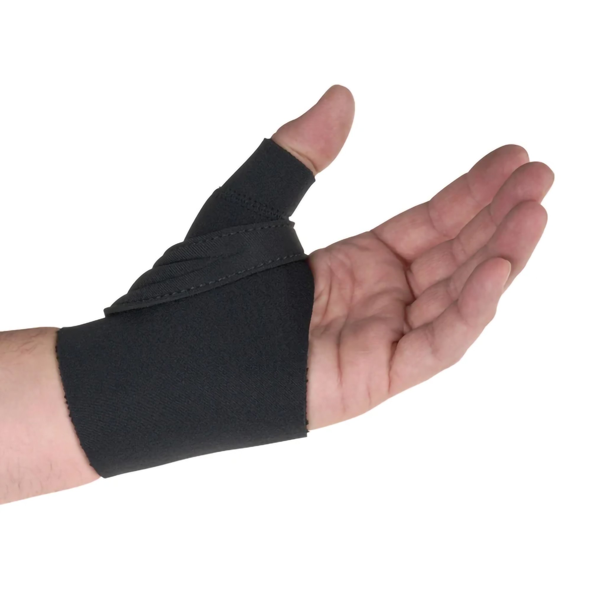 Thumb CMC Restriction Splint Comfort Cool Adult Medium Wrap Around Strap Right Hand Black MK 482536