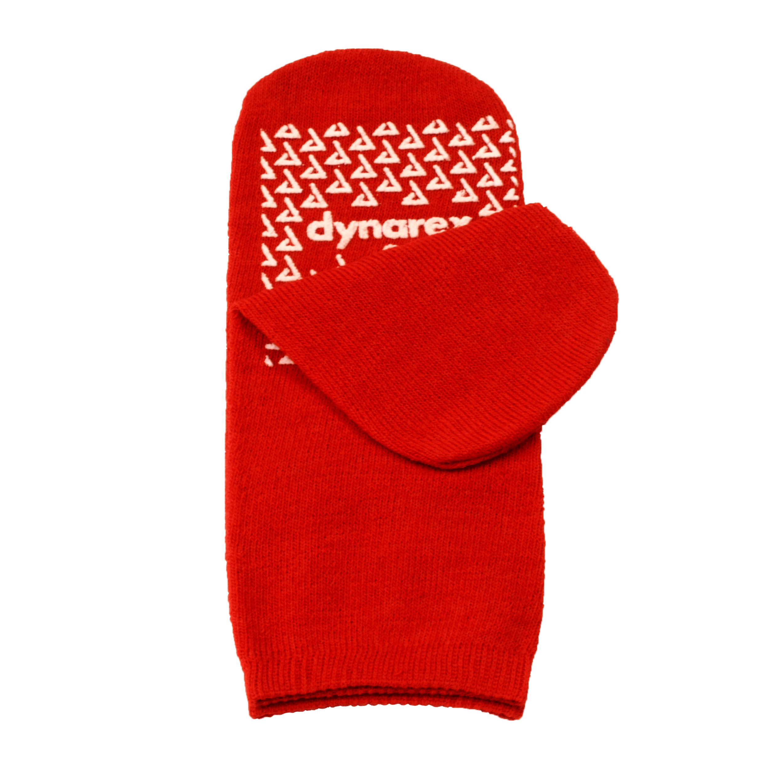 Single-Sided Slipper Socks - Small, Red
