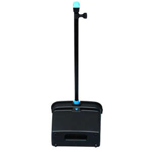 Impact, Wet/Dry L-Grip, Blue/Black, 14", Dust Pan with Long Handle