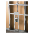 Telescoping Between Stud Rigid Box Support For 16 to 24 in., Stud Spacing and 4 or 4 11/16 in. Square Box, Pre-Galvanized Steel