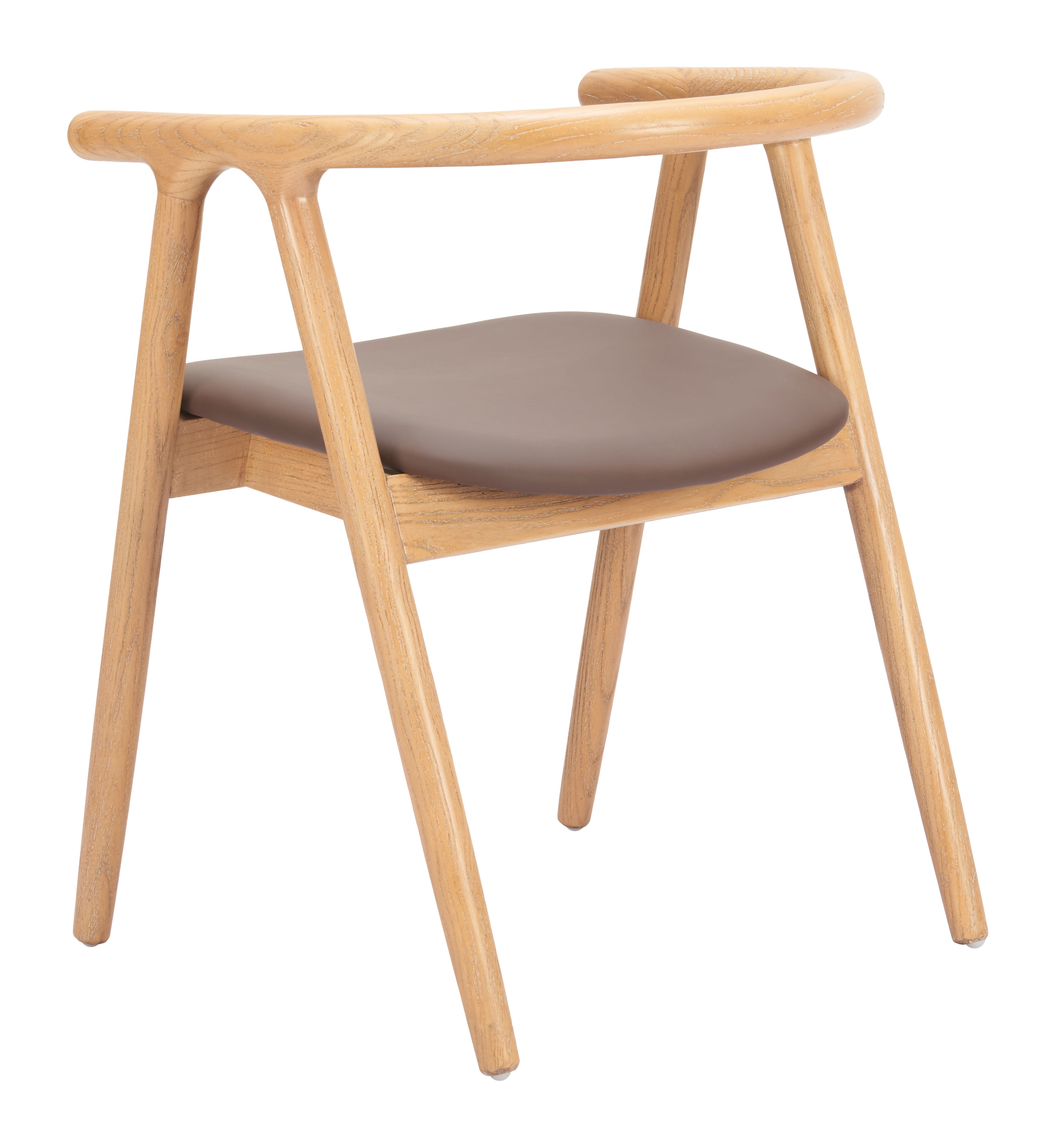 Peker Dining Chair (Set of 2) Brown & Natural product image