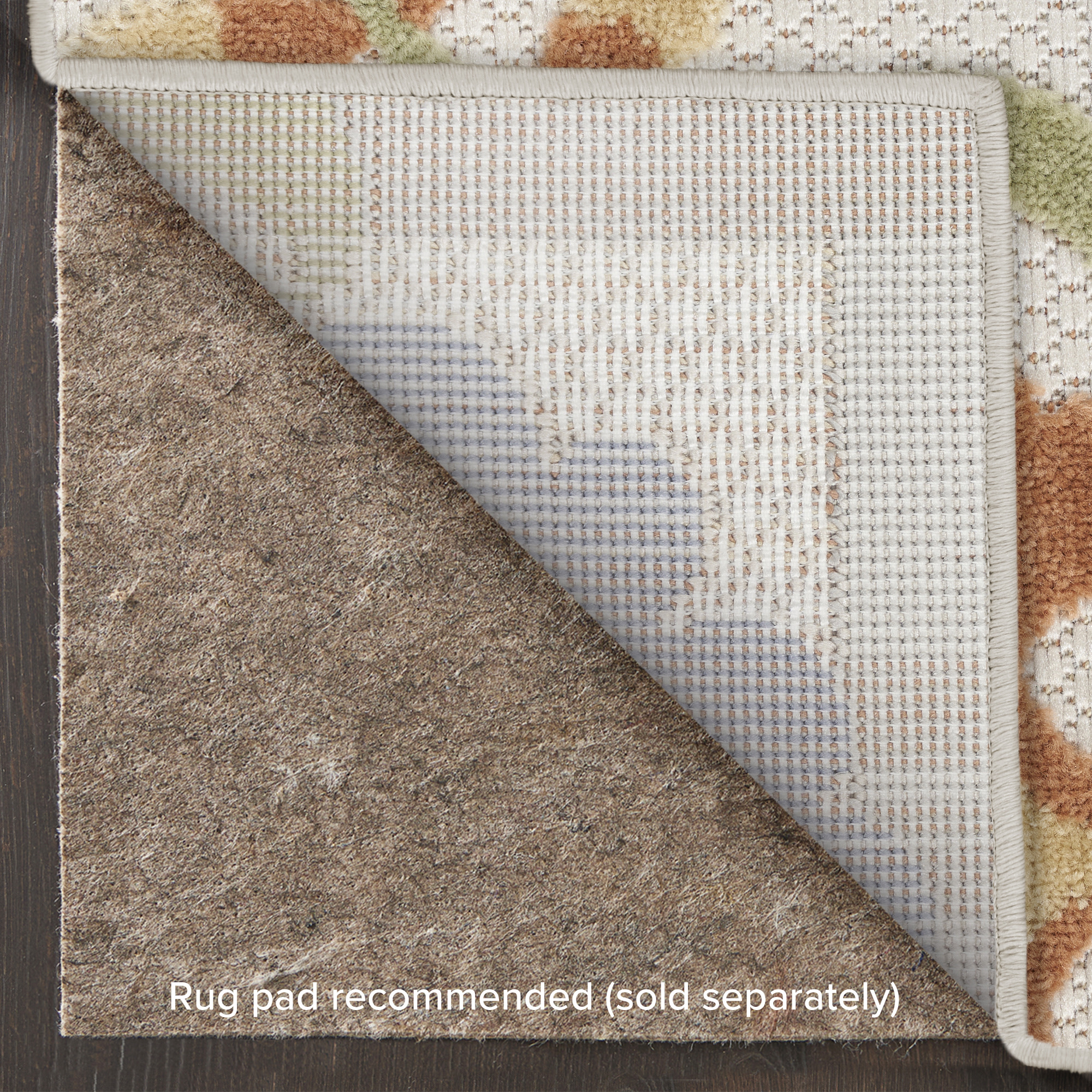 Nourison Aloha 3'6" x 5'6" Ivory Blue Outdoor Rug