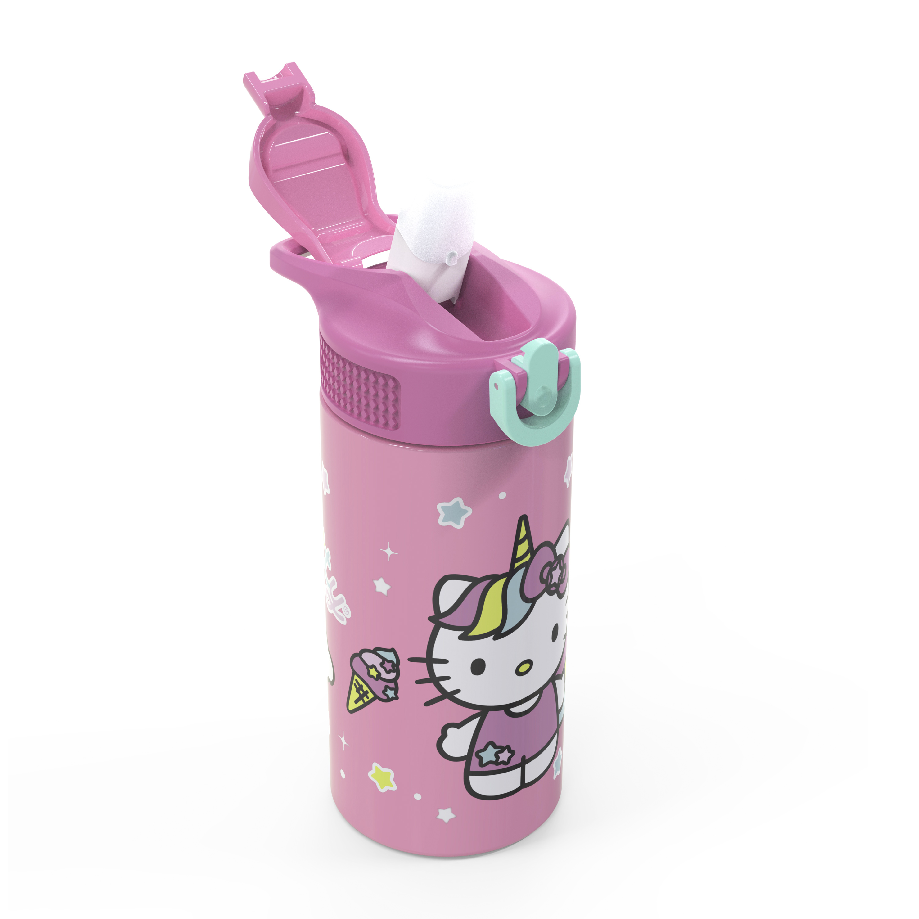 Sanrio 14 ounce Stainless Steel Vacuum Insulated Water Bottle, Hello Kitty slideshow image 4