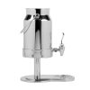 5-quart Somerville stainless steel milk dispenser in mirror finish