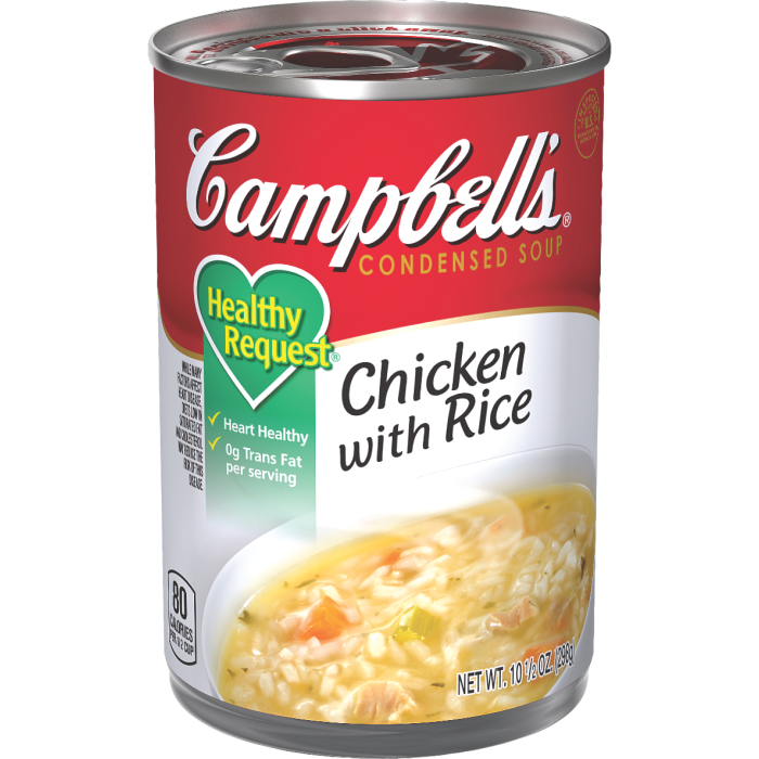Healthy Request® Chicken with Rice Soup Campbell Soup Company