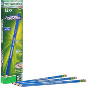 Erasable Colored Pencils&trade;, Blue, Pack of 12