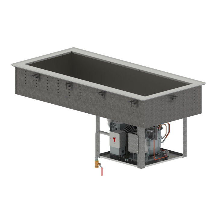 Vollrath FC-4CP-05120-R - Standard Refrigerated Cold-Pan, drop-in, 5-well, top-mount installation