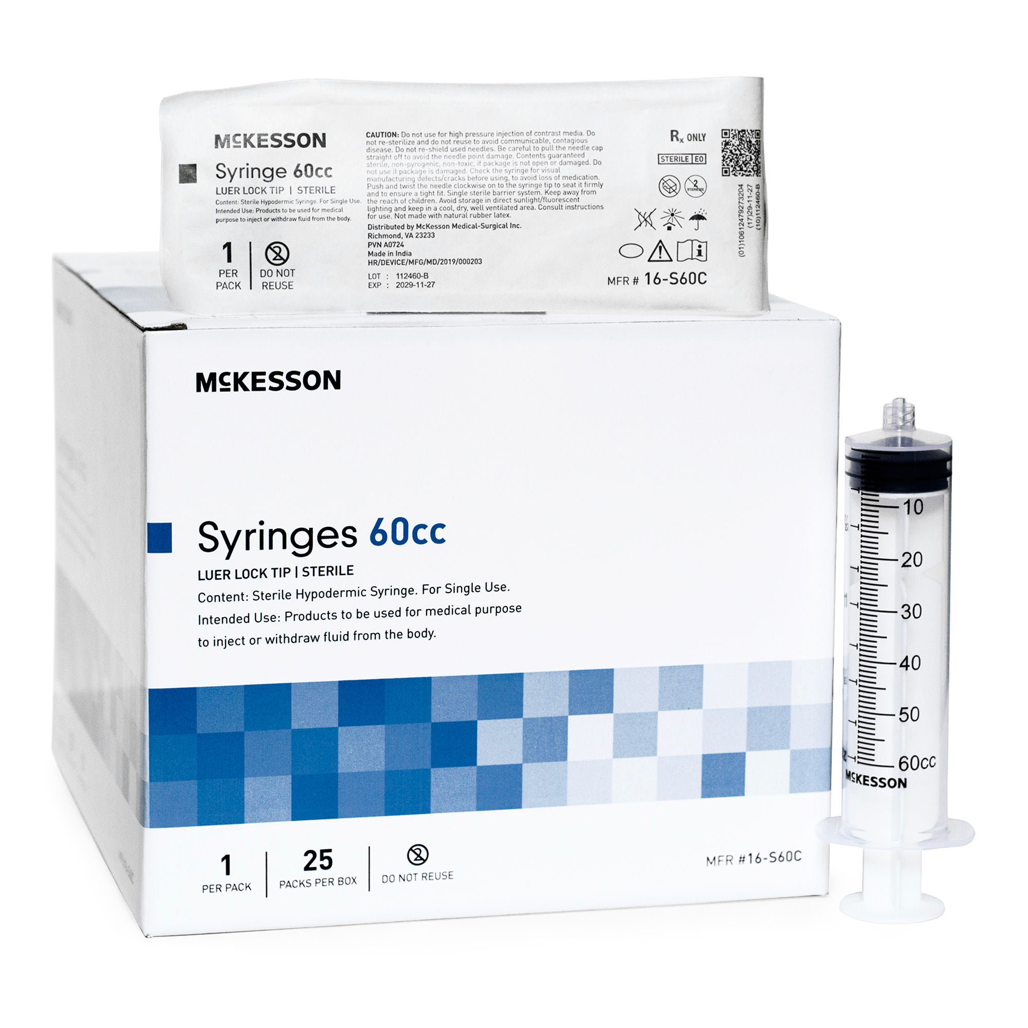McKesson Brand SYRINGE, LL 60CC (25/BX 4BX/CS)