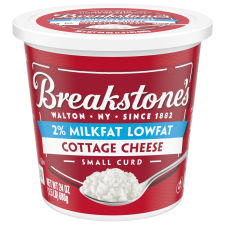 Breakstone's Lowfat Small Curd Cottage Cheese 2% Milkfat, 24 oz Tub