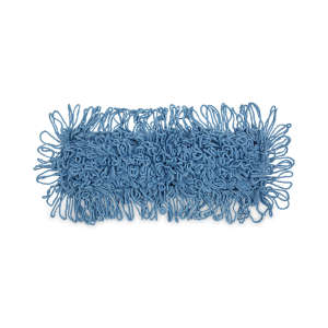 Boardwalk, Cotton Looped-End Pocket Dust Mop, 18"W, Blue