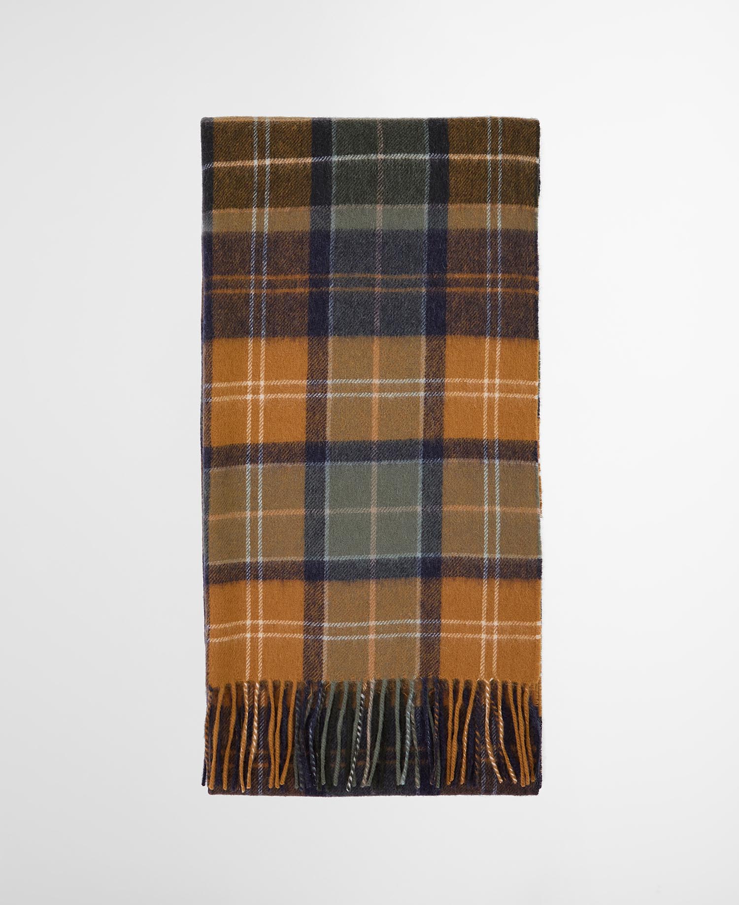 Brack Patchwork Tartan Wool Scarf image number 1