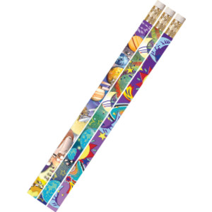 Galaxy Galore Motivational/Fun Pencils, Pack of 144