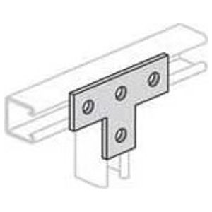 Strut Connector, Stain Steel, 4-Hole, 9/16 in. Dia