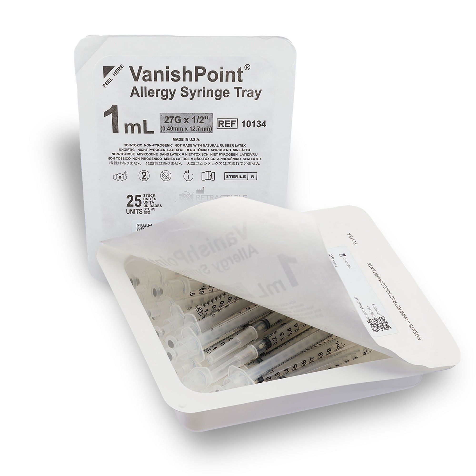 VanishPoint® Safety Allergy Tray