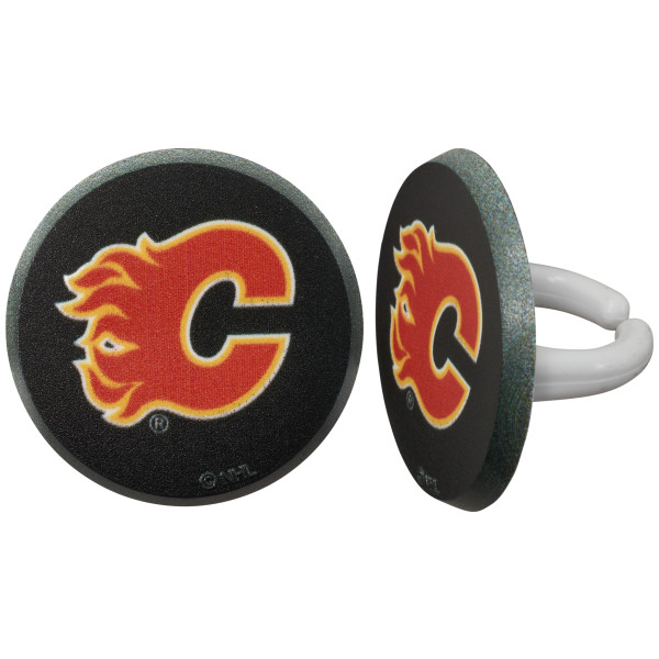 NHL® Team Puck Cupcake Rings