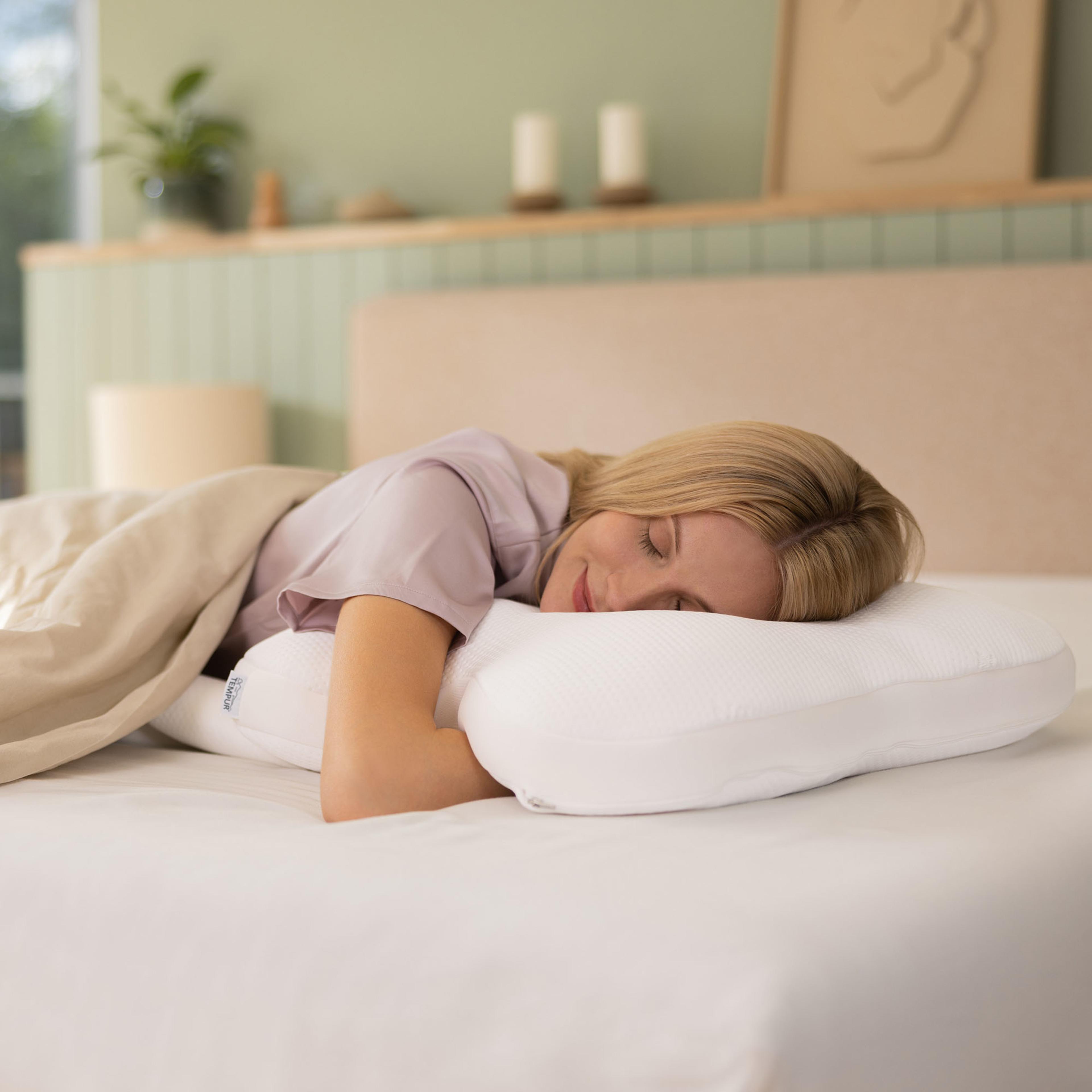 Lifestyle image of the  Tempur Ombracio Pillow from Forty Winks