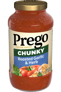 Chunky Roasted Garlic and Herb Pasta Sauce