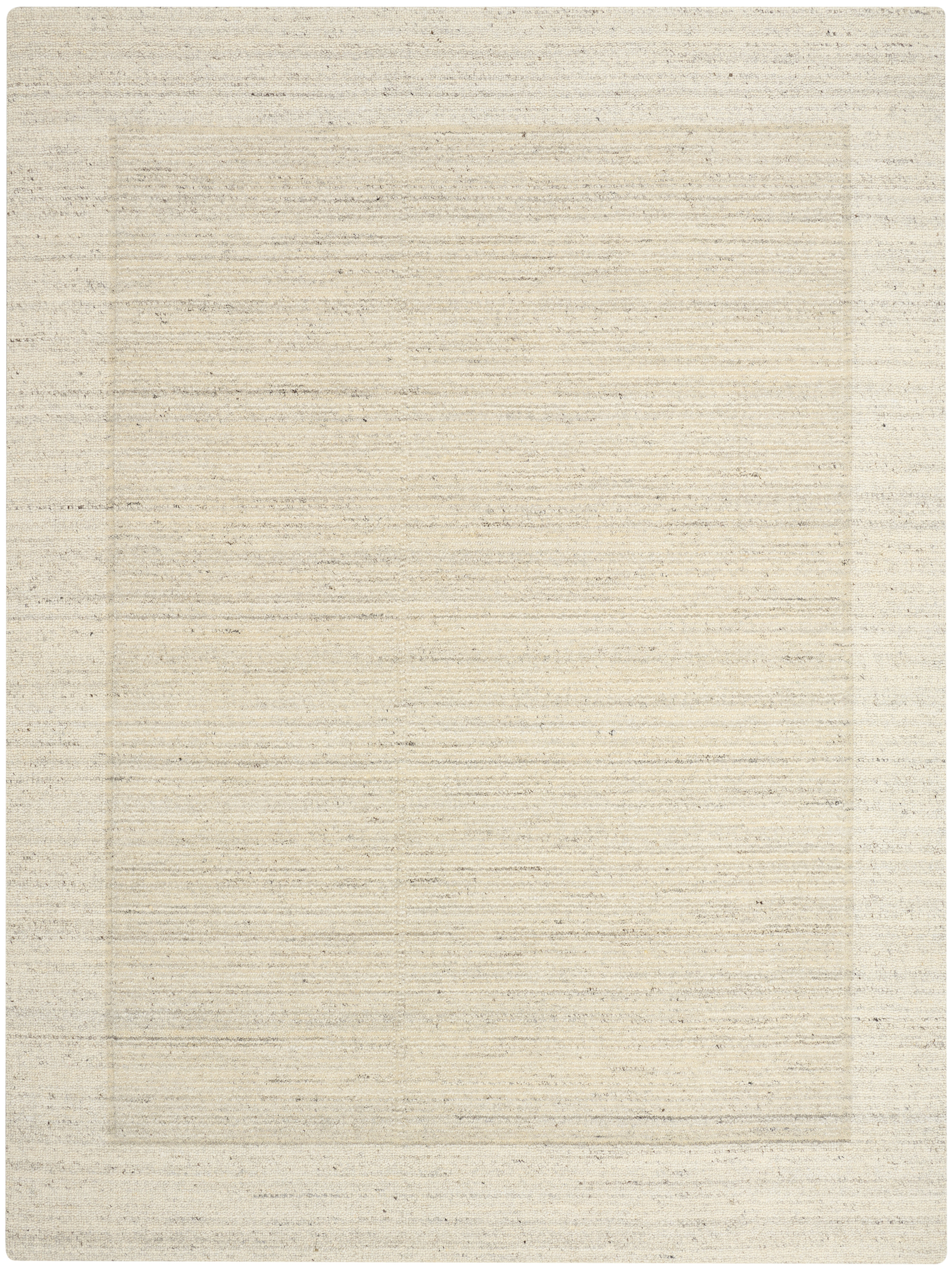 Calvin Klein CK082 Ridge 7'9" x 9'9" Ivory Farmhouse Indoor Rug