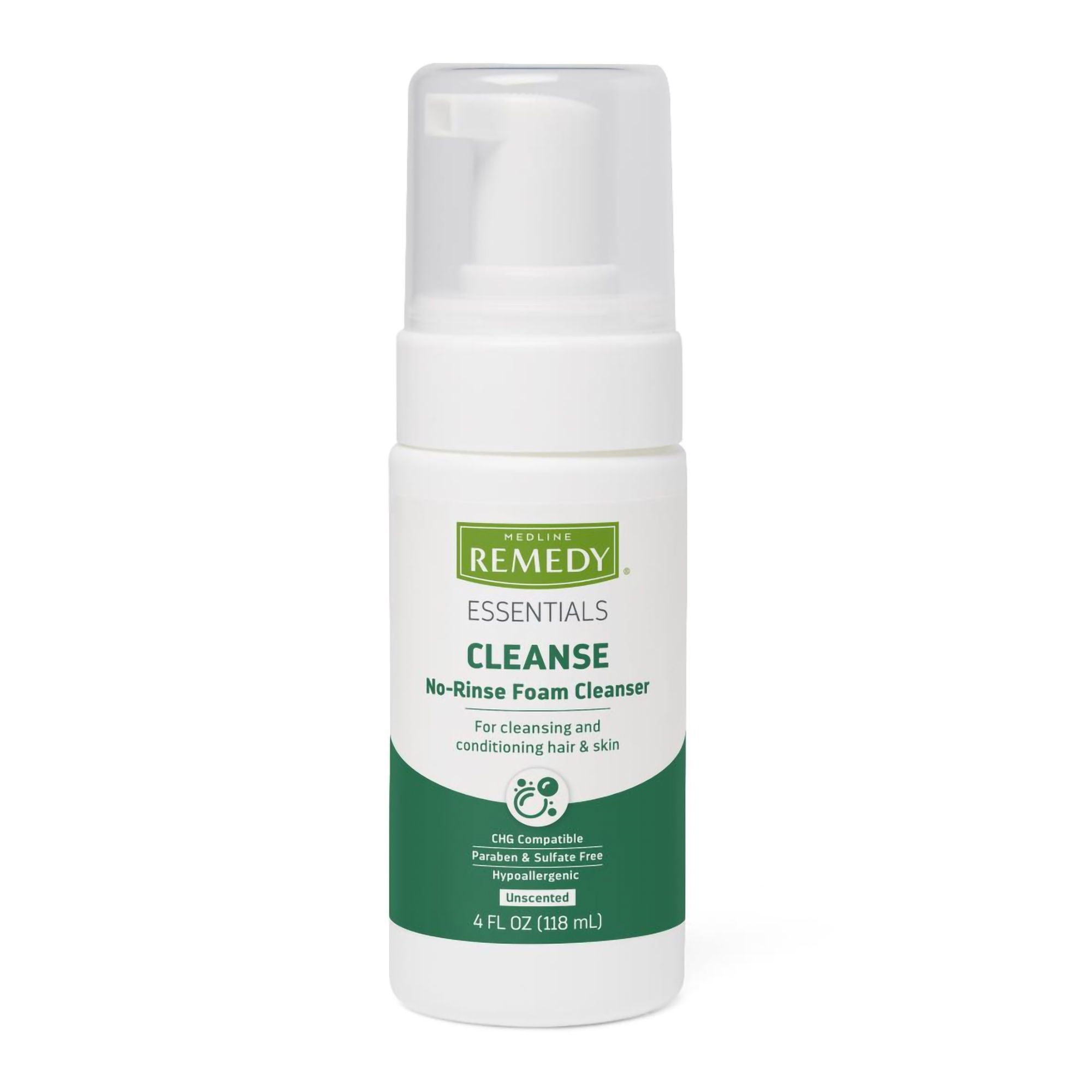 Medline CLEANSER, FOAM NO-RINSE REMEDY4OZ (24/CS)