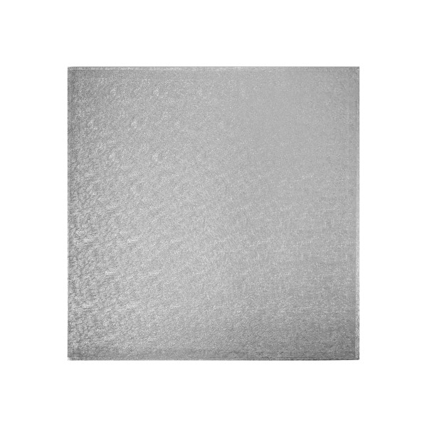 16" Square Silver Foil Cake Board