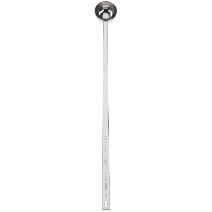 2-tablespoon round stainless steel measuring spoon with long handle