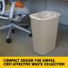 RUB2957BG, Rubbermaid Commercial,  Rectangular Wastebasket, 10.25 gal, Plastic, Beige