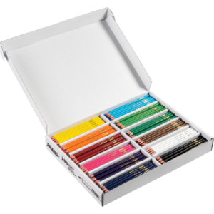Thick Core Colored Pencils, Assorted Colors, 288 Count