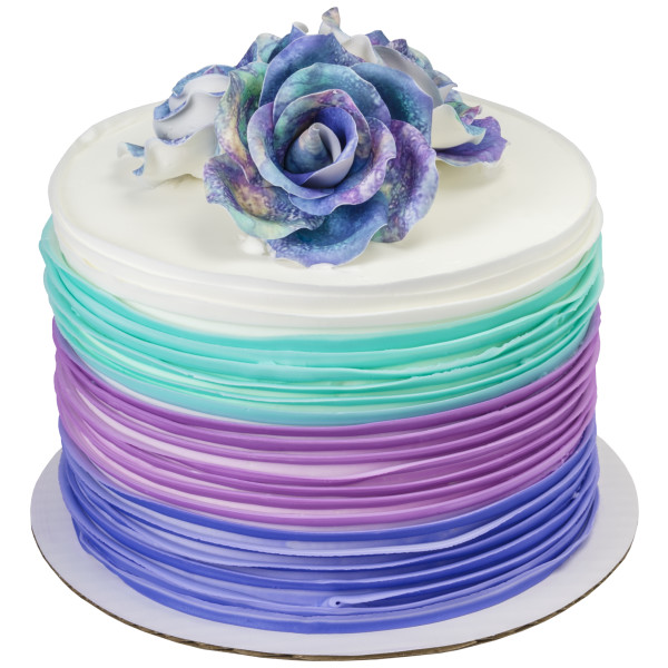 Painted Colors Printed Rose Assortment Gum Paste Flowers