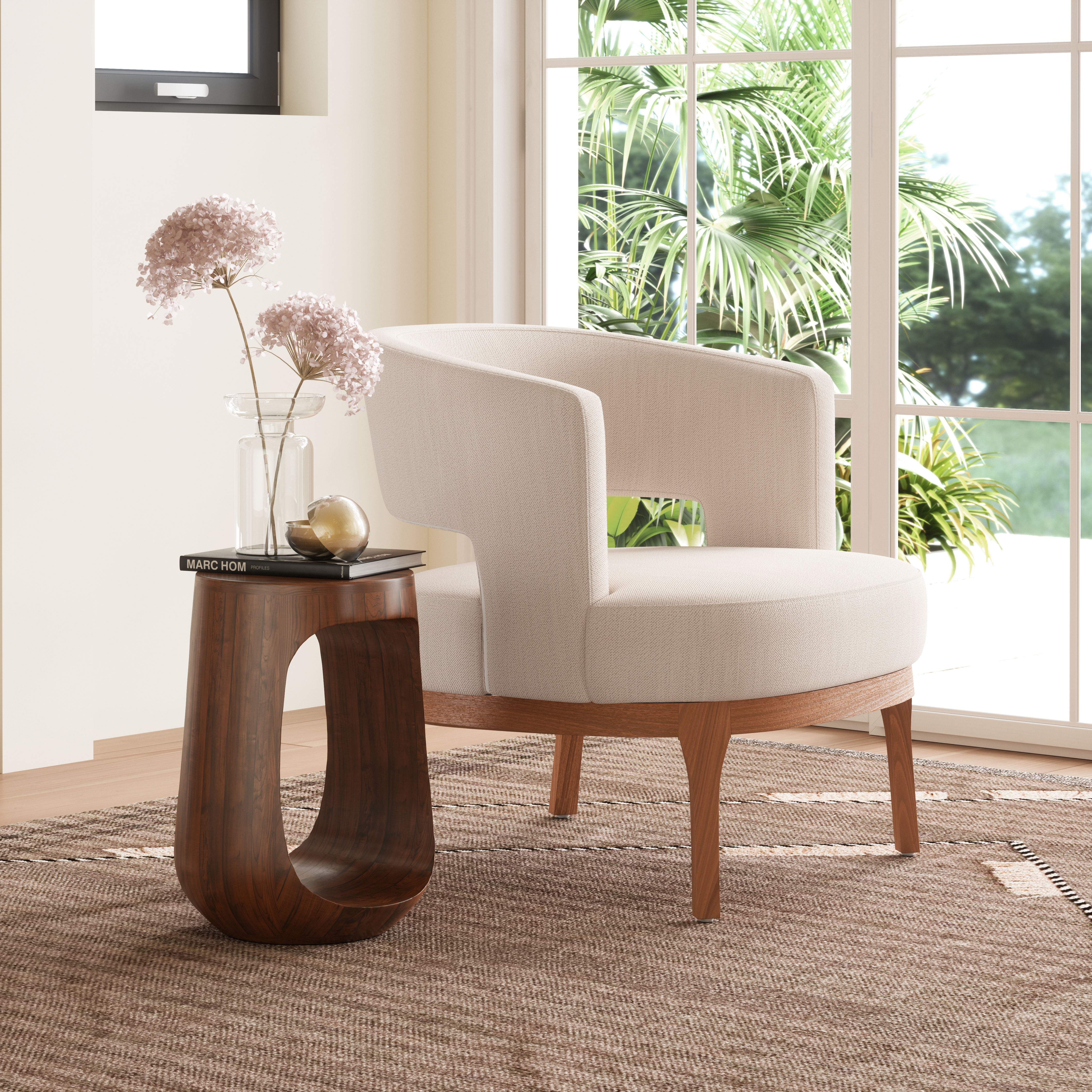 Okno Side Table Walnut product image
