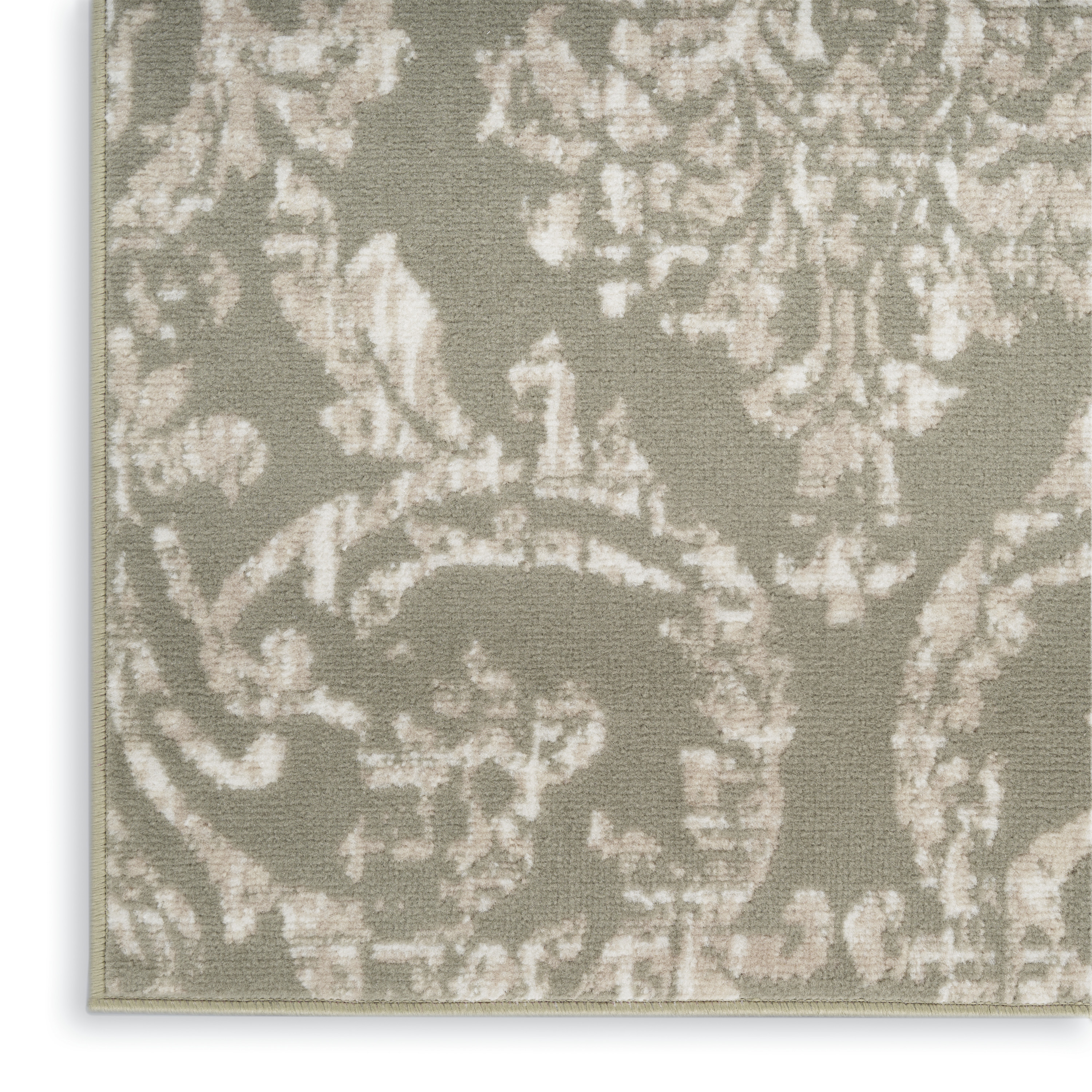 Nourison Jubilant 6' x 9' Olive Vintage Indoor Rug