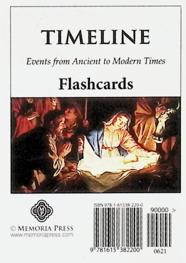 Memoria Press Timeline Student Flashcards
