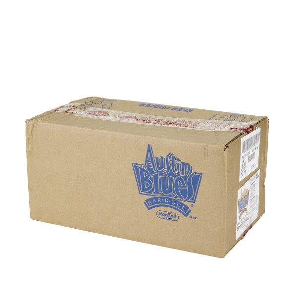 AUSTIN BLUES(r) Pit Smoked Beef Brisket, Whole, 2 pc . C1RA - Front Right Closed Case (Hi Res)