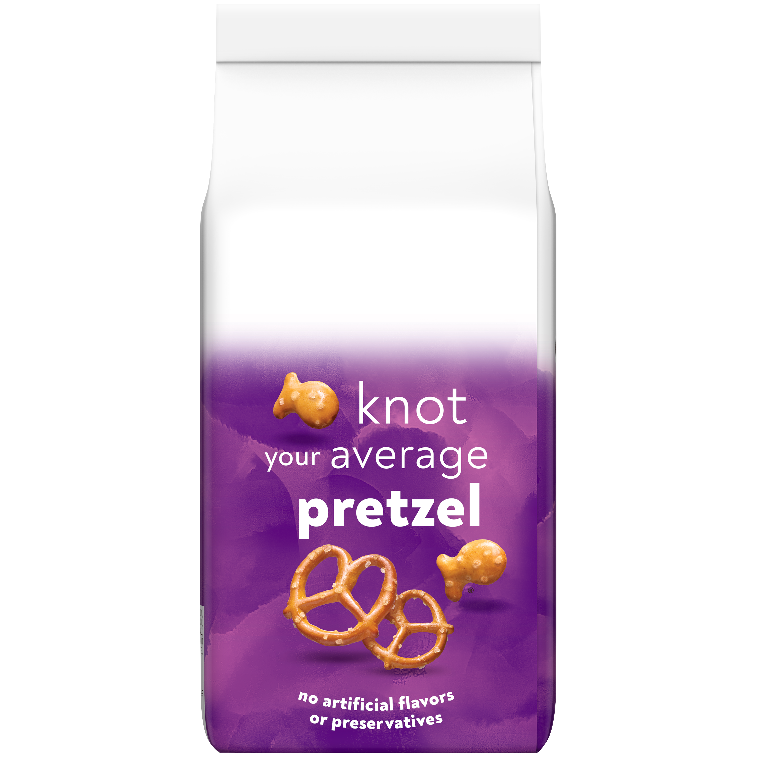 Goldfish® Pretzel Baked Snack Crackers, 8 oz, bag - Back Image
