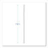 Boardwalk, Flexible Wrapped Straws, 7.75", Plastic, White