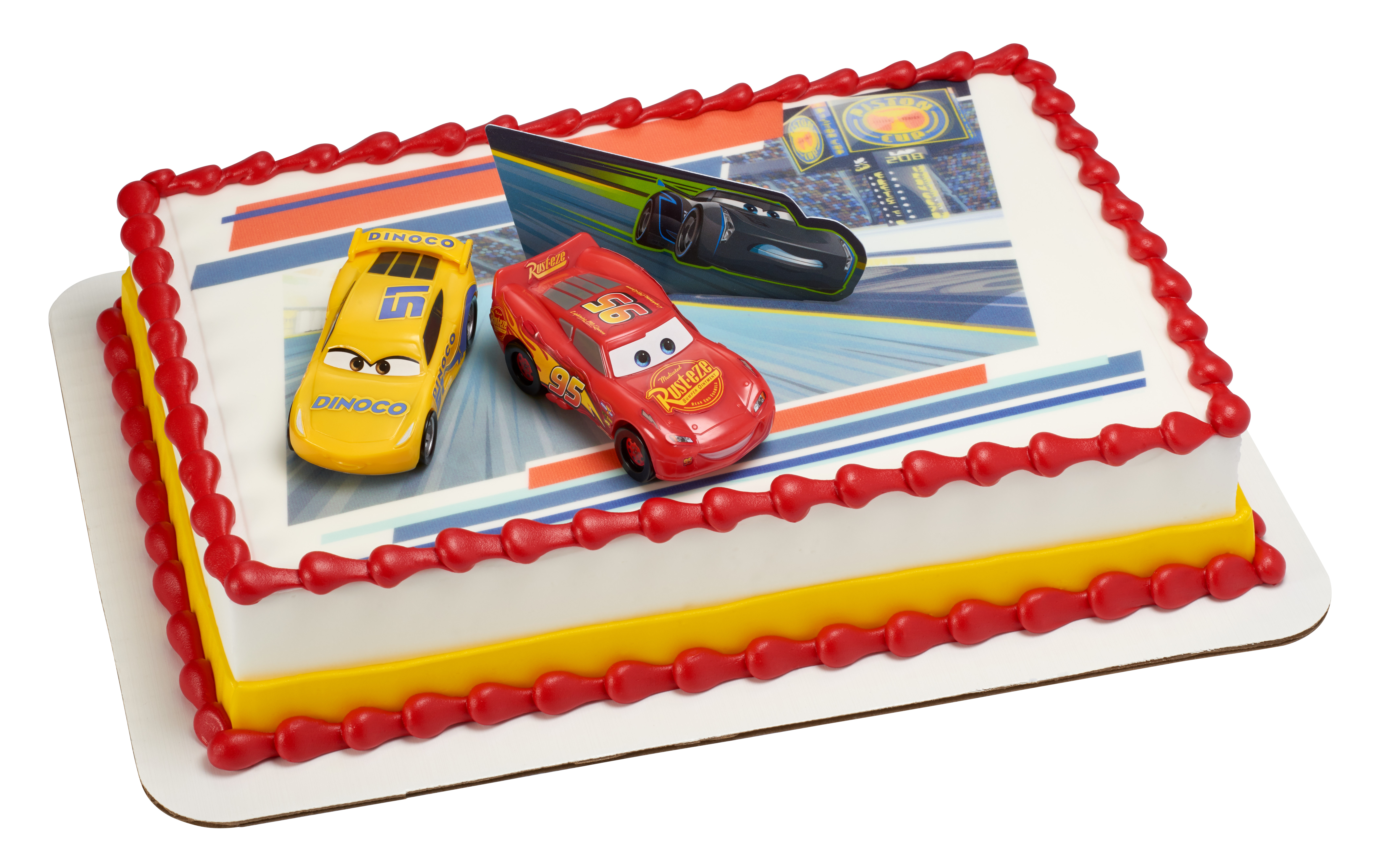 Cars 3 Ahead Of The Curve Photocake Decoset Background | DecoPac