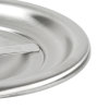 1 ¼-quart stainless steel bain-marie cover