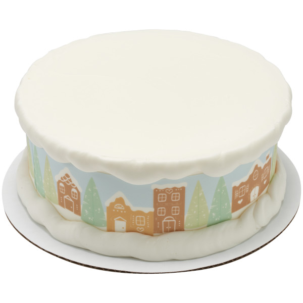 Gingerbread Houses PhotoCake® Edible Image® Strips