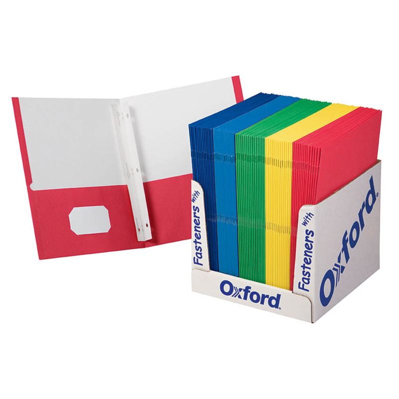 School+Grade+Twin+Pocket+Folder+with+Fasteners%2C+Pack+of+100
