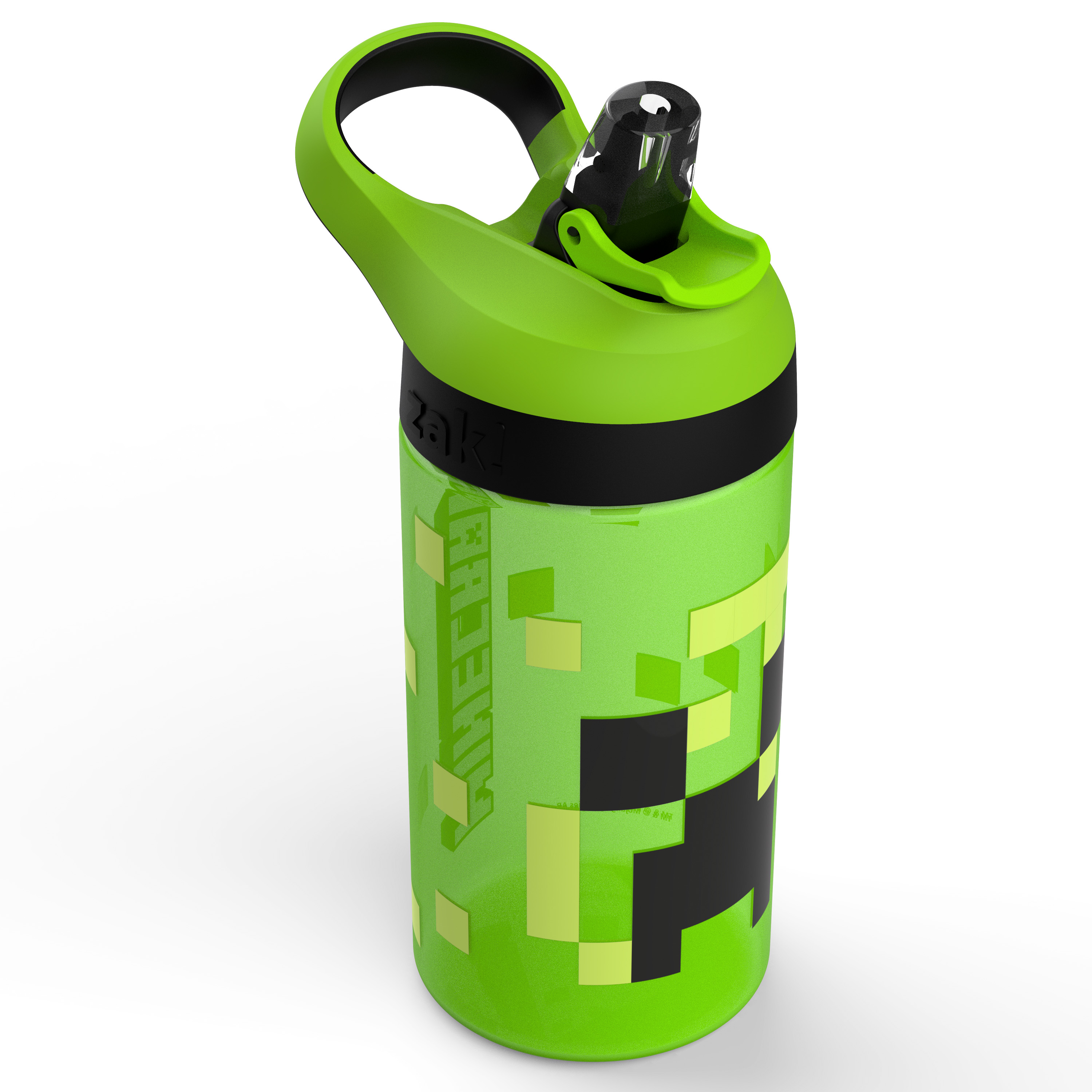 Minecraft 16 ounce Water Bottle, Creeper & Pig, 2-piece set slideshow image 3 Minecraft 16 ounce Water Bottle, Creeper & Pig, 2-piece set slideshow image 3