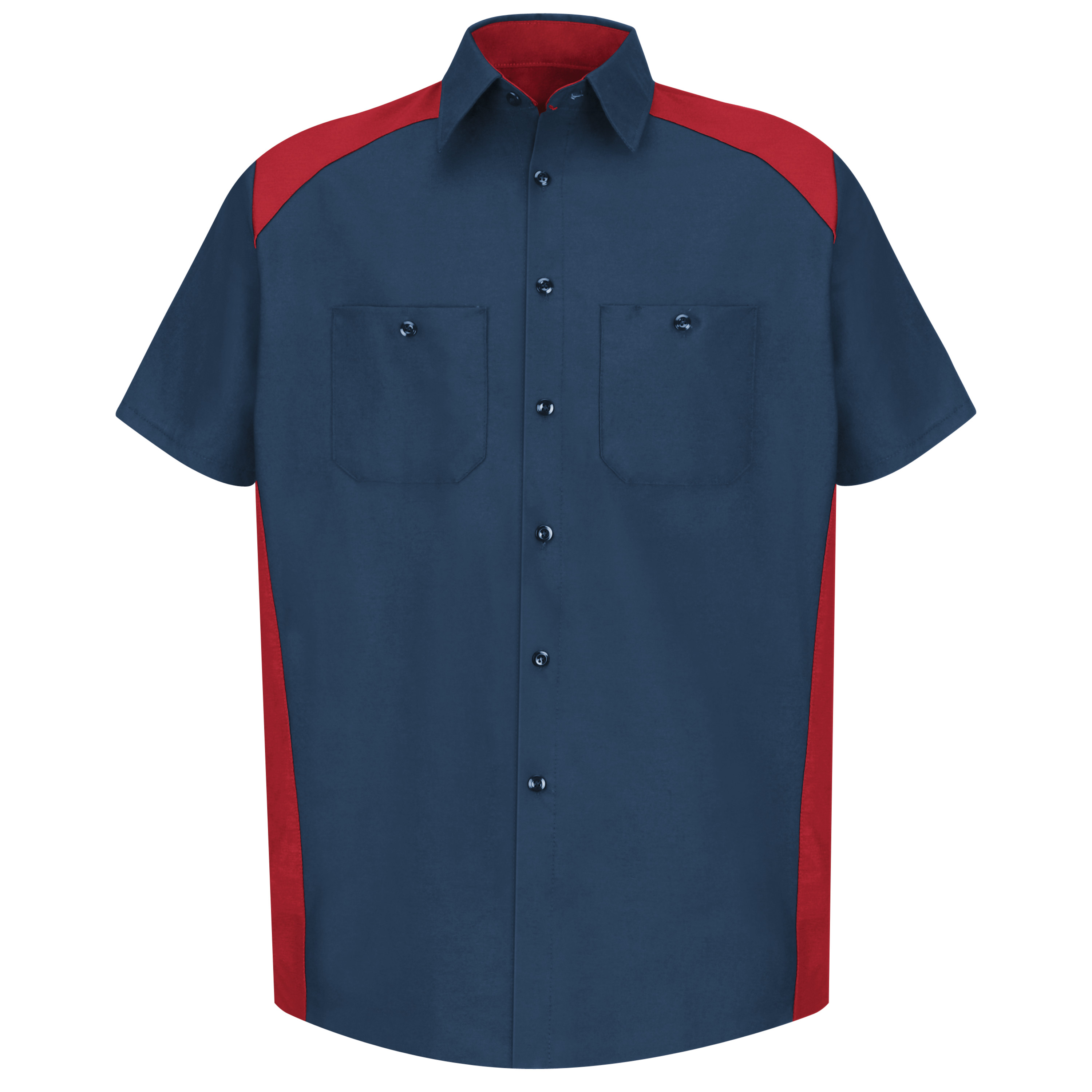 Red Kap Men's Short Sleeve Motorsports Shirt - Picture 12 of 16